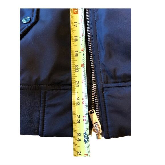 𝅺ARITZIA Wilfred Free Avion Black Bomber Jacket EUC - Picture 10 of 13